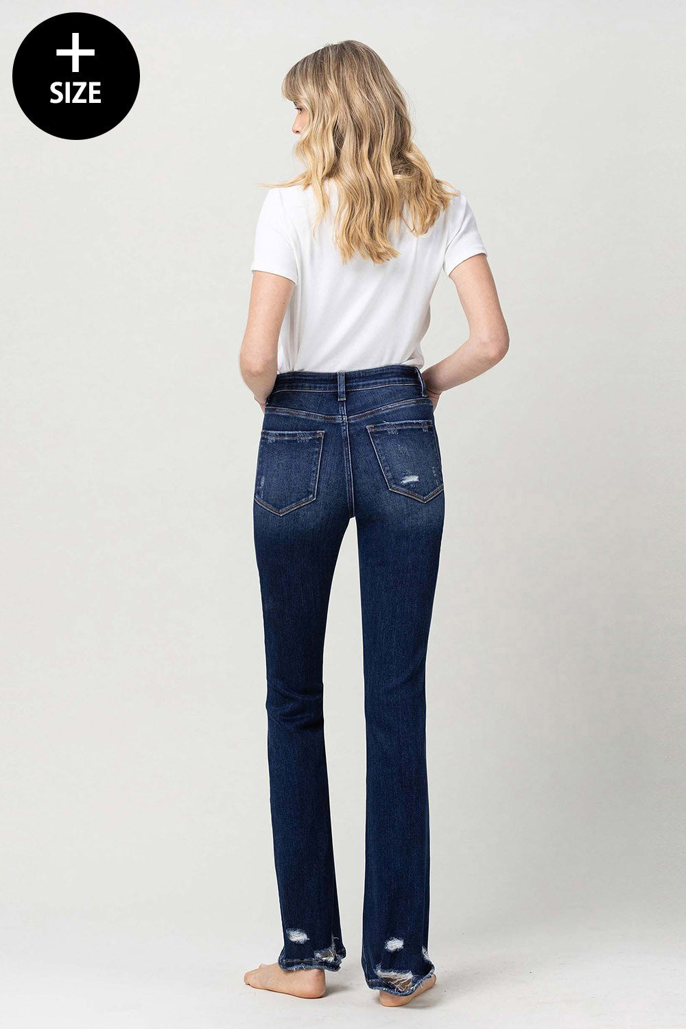 High Rise Bootcut Jeans - Plus Size **FINAL SALE**