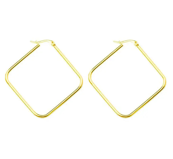 Lady Boss Square Earrings