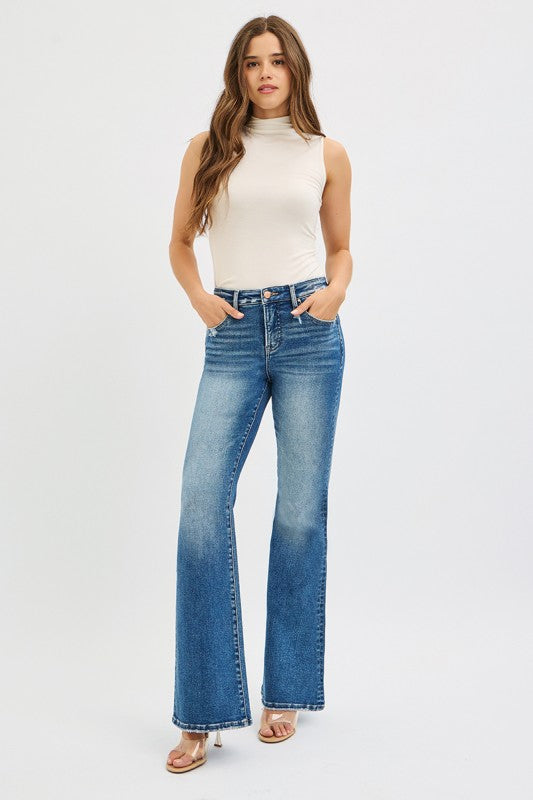 High Rise Flare Jeans