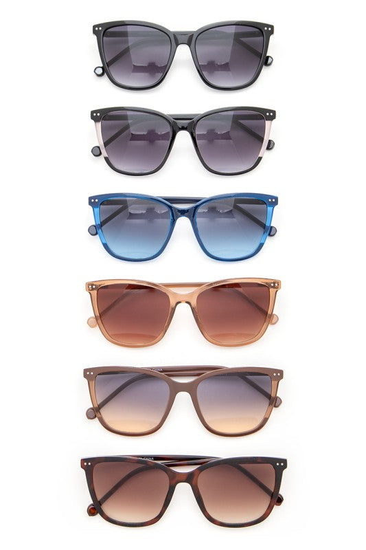 Gold Trimmed Cat Eye Sunglasses