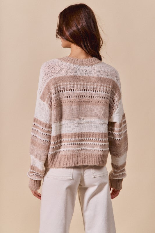 Striped Loose Fit Top