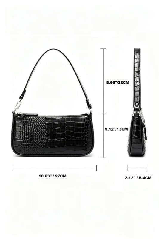 Crocodile Clutch Bag