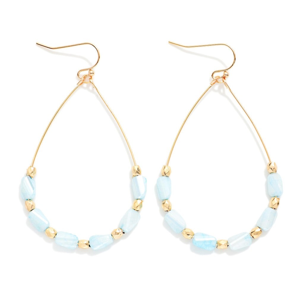 Teardrop Beaded Earrings