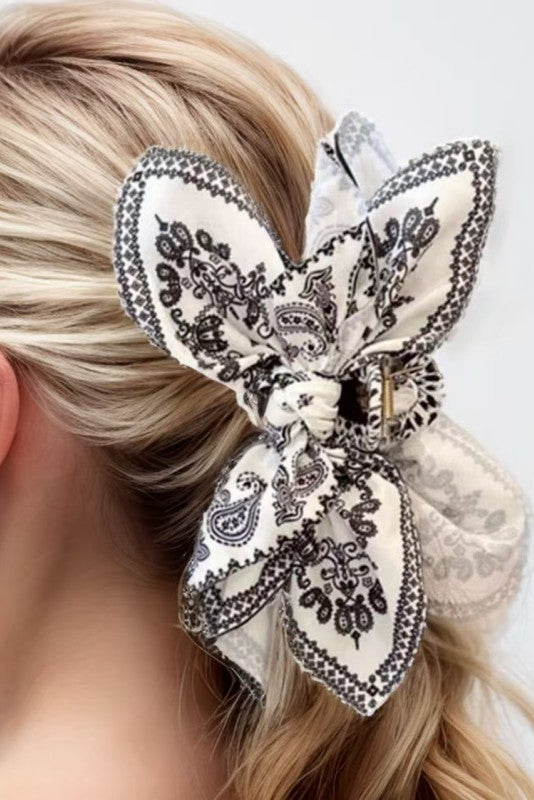 Paisley Vintage Claw Clip