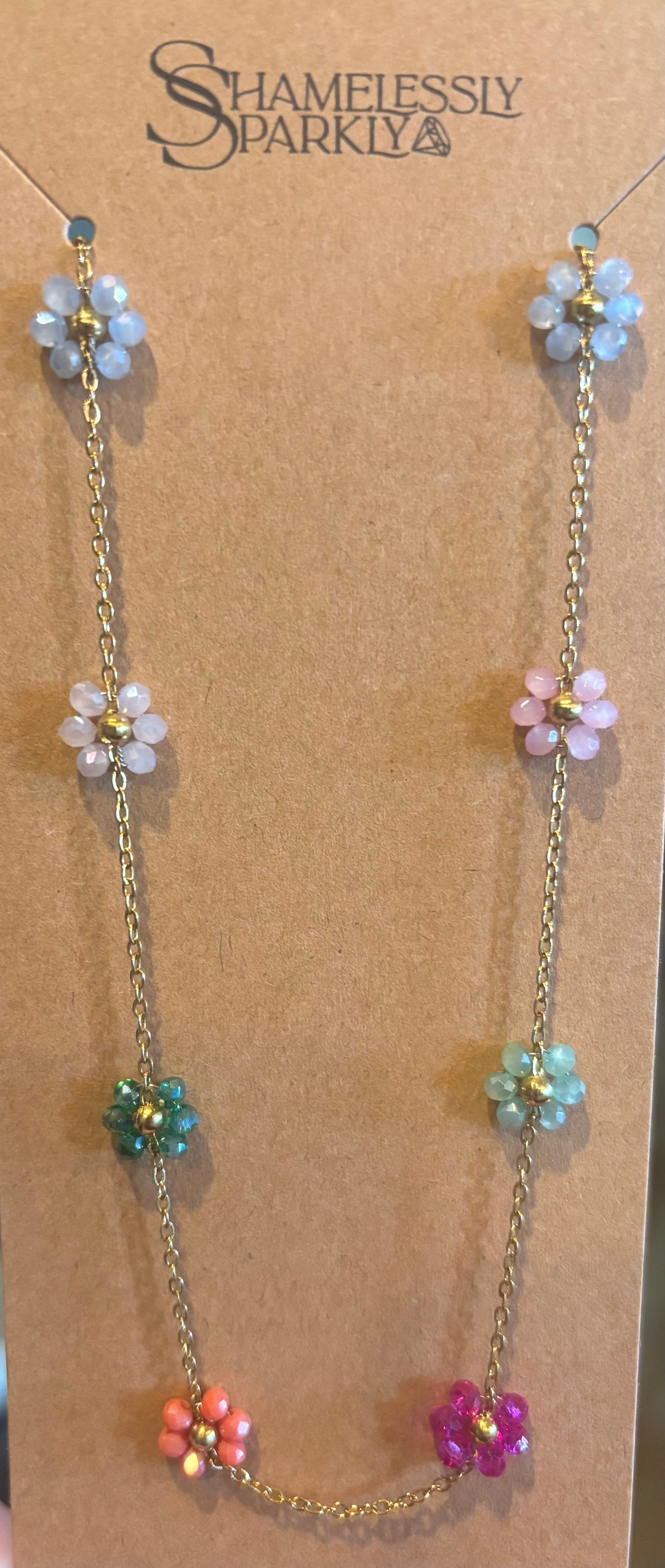 Beaded Flower Necklace