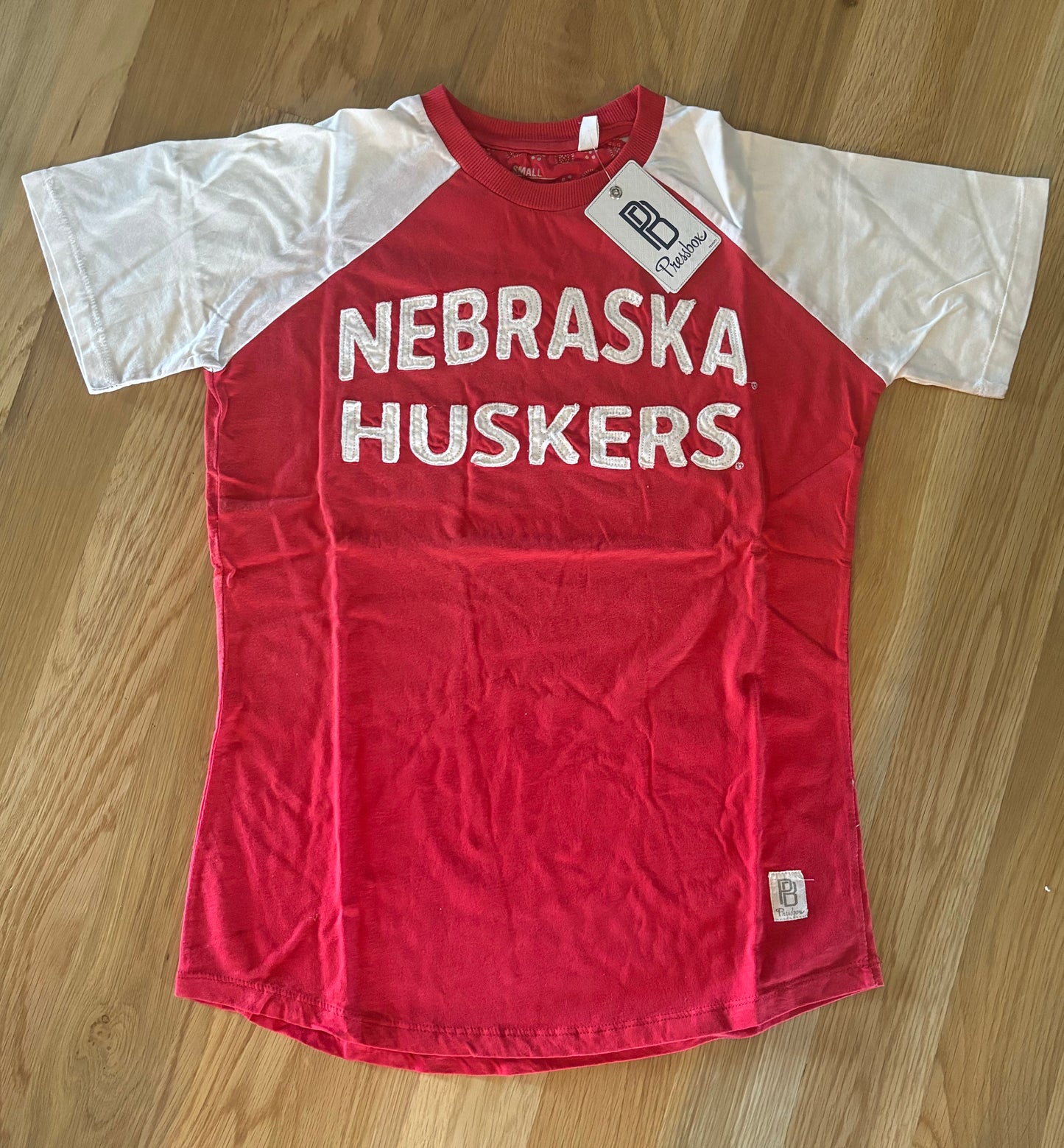 Nebraska Raglan Jersey Tee