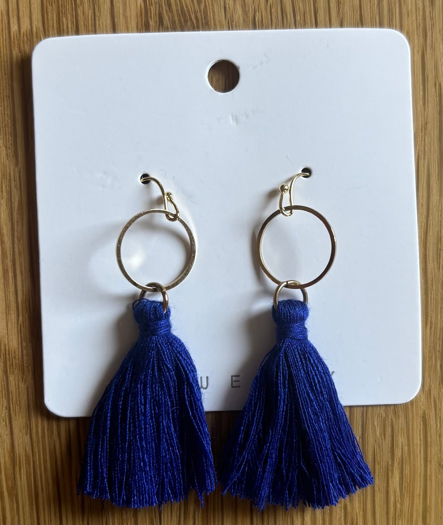 Royal Tassel Gold Drop Earrings