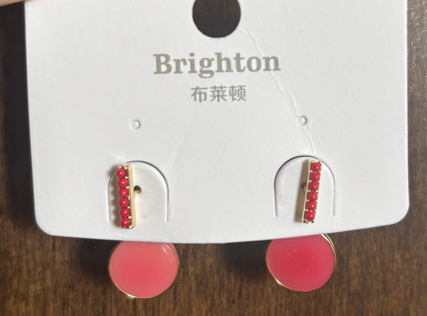 Stud Drop Earrings