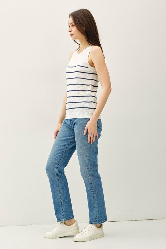 Striped Knit Tank