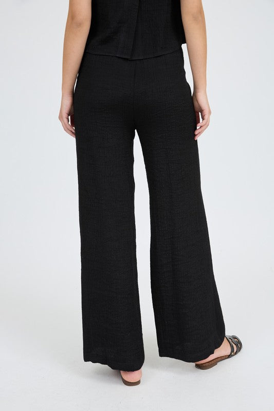 High Waist Wide Leg Pants