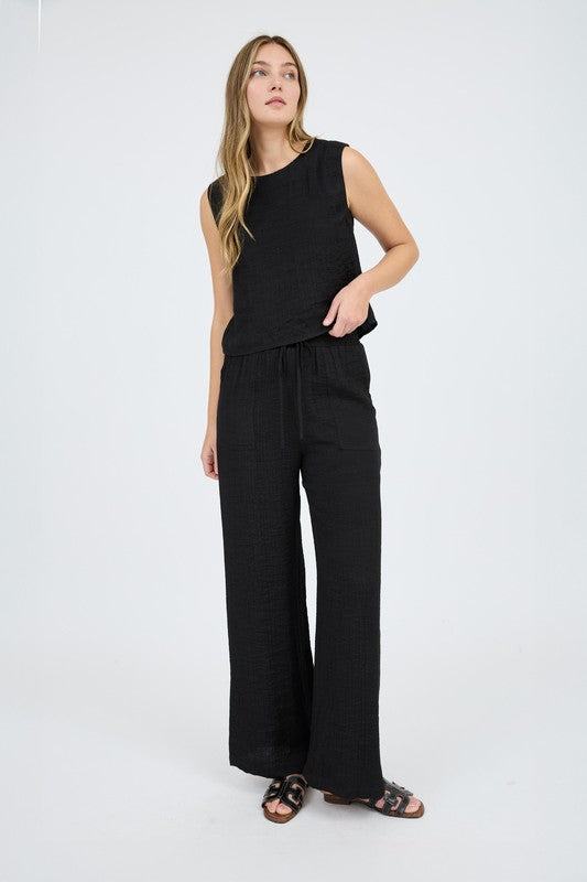 High Waist Wide Leg Pants