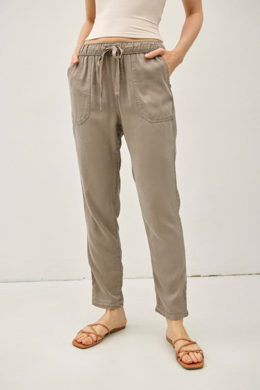 Tencel Ankle Pants