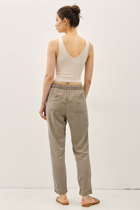 Tencel Ankle Pants
