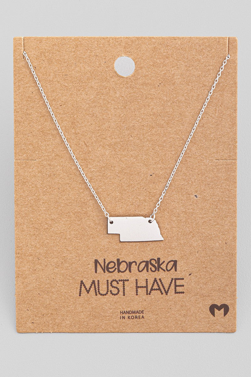Nebraska Plated Necklace