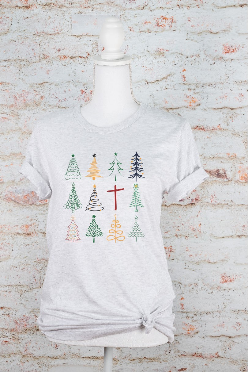 Christmas Tree Cross Tee