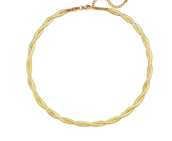 Twisted Snake Necklace