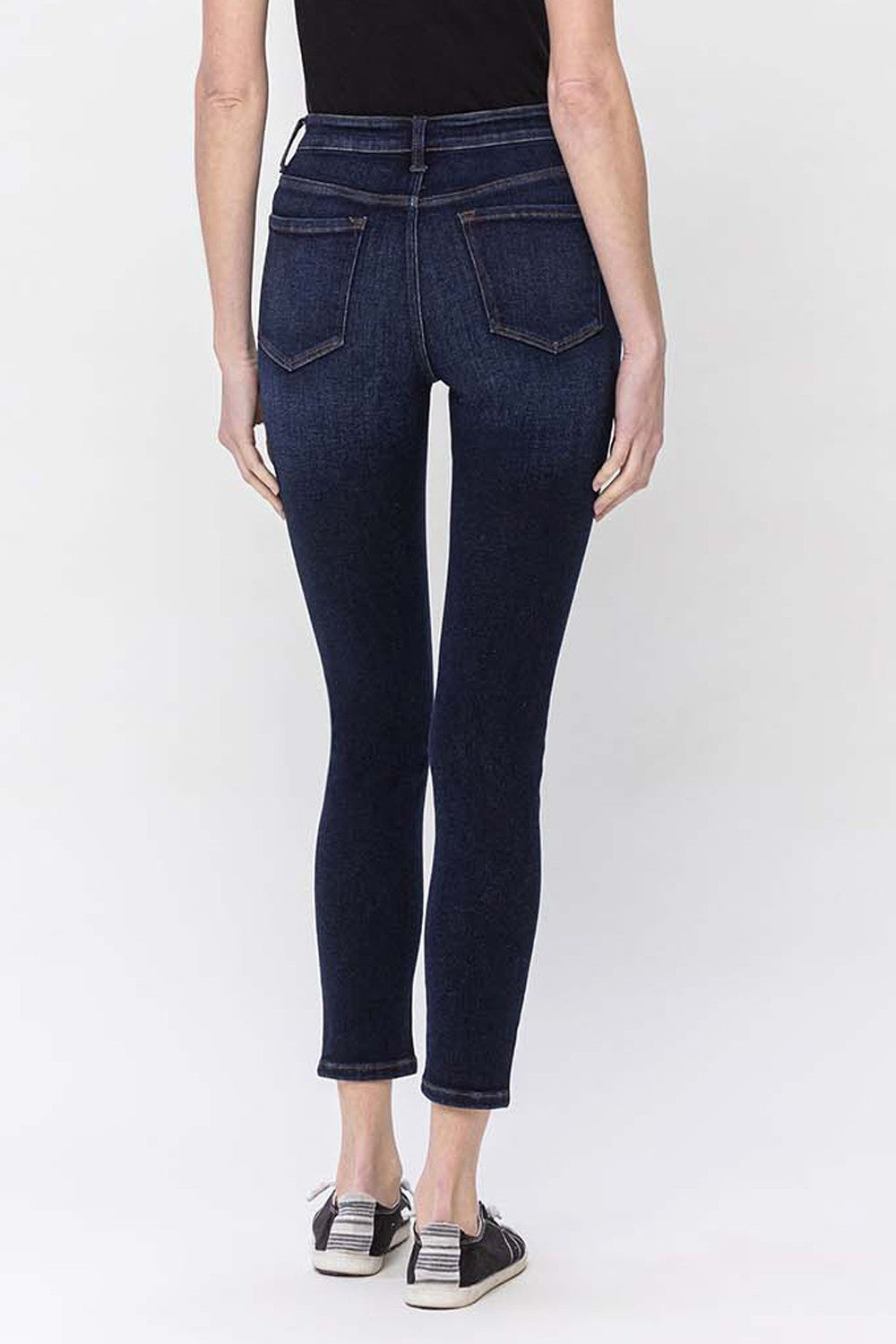 High Rise Crop Skinny Jean