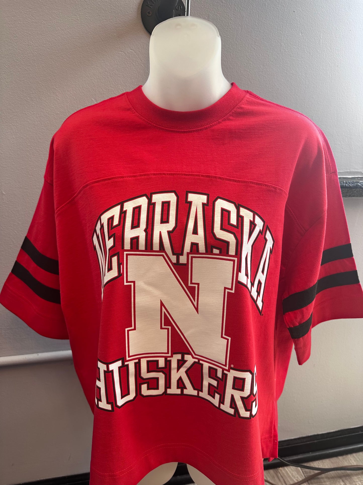 Nebraska Oversized Jersey Top
