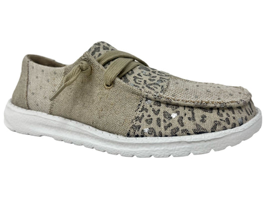 Silver Animal Print Loafers **FINAL SALE**