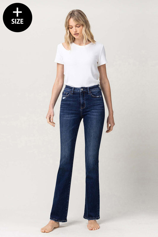 High Rise Bootcut Jeans - Plus Size **FINAL SALE**