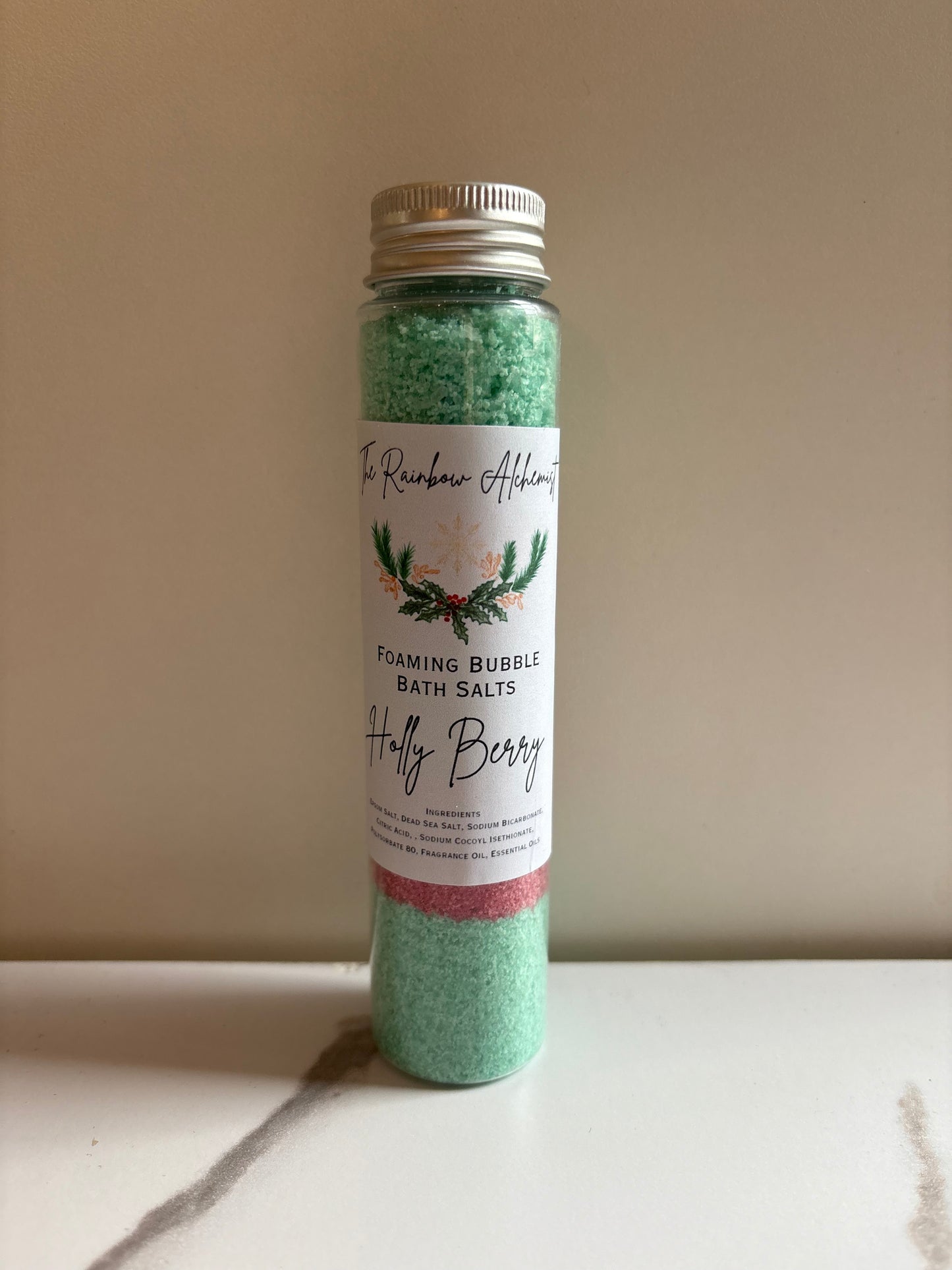 Holiday Foaming Bath Salts