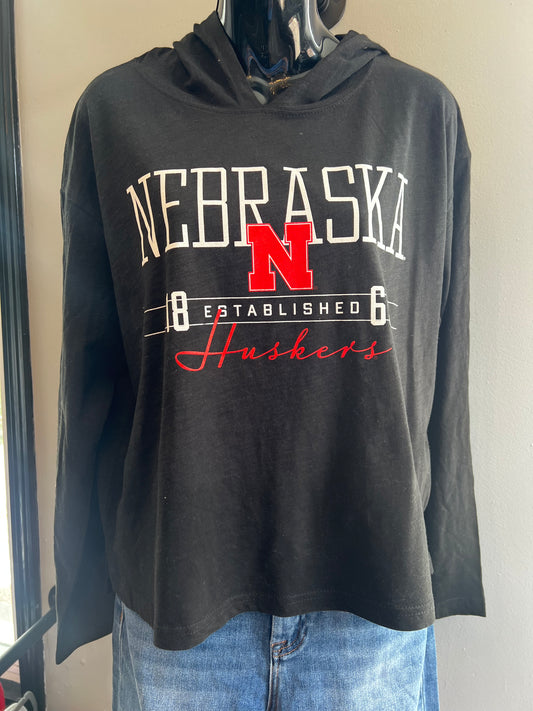 Nebraska Oversized Hooded Top