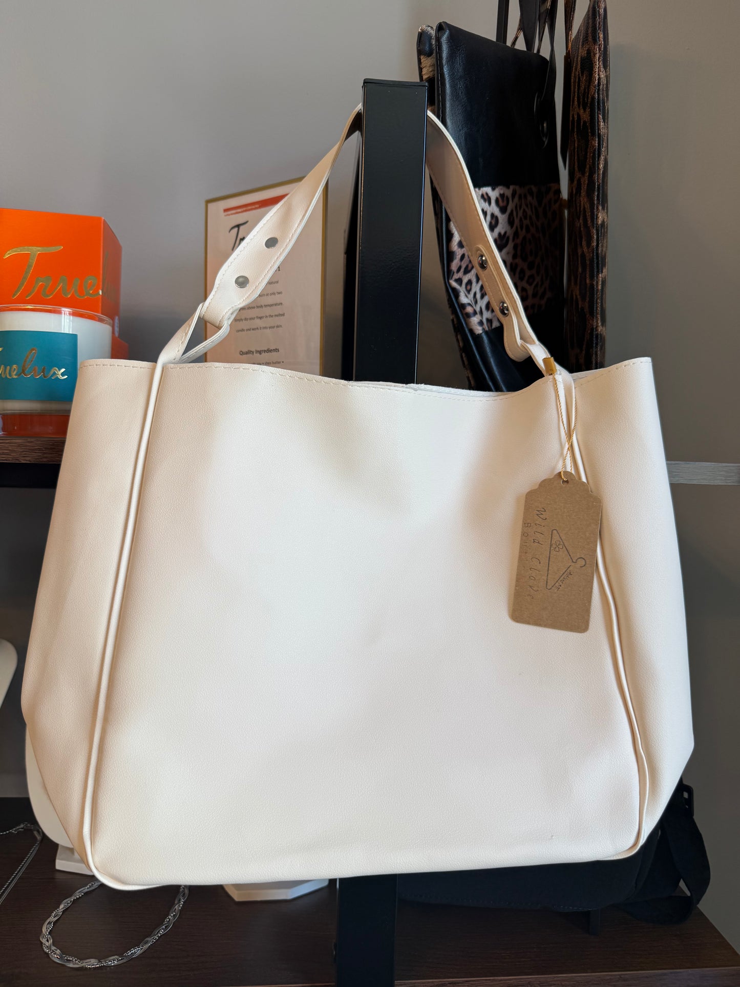 Vegan Leather Shoulder Bag