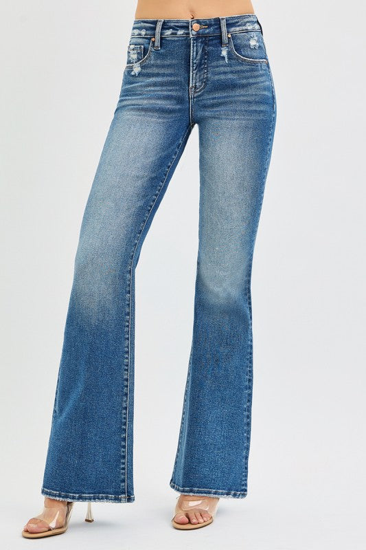 High Rise Flare Jeans