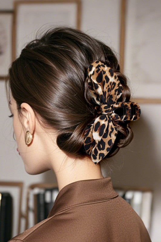 Animal Print Vintage Claw Clip