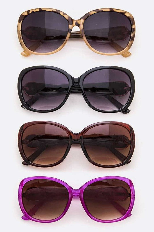 Logo Oversized Sunglasses