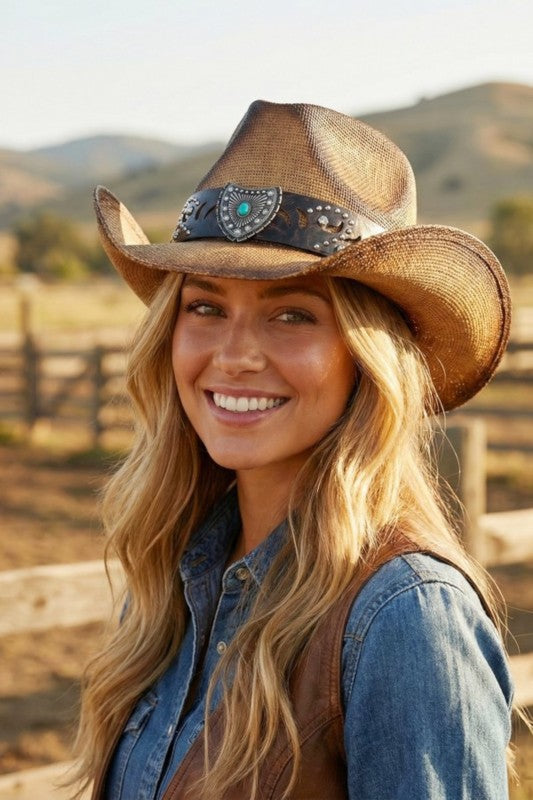Straw Cowboy Hat
