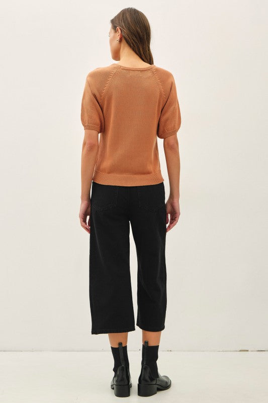 Knit Sweater Tee
