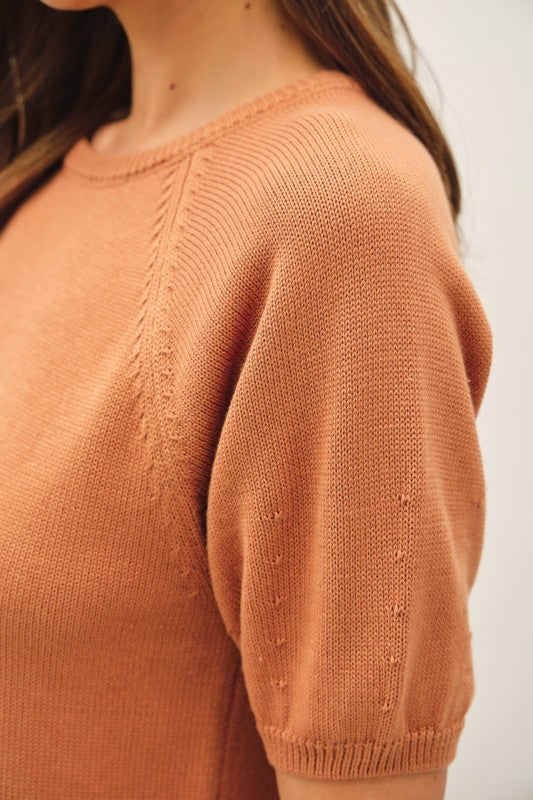Knit Sweater Tee