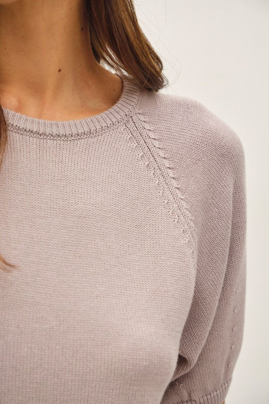Knit Sweater Tee