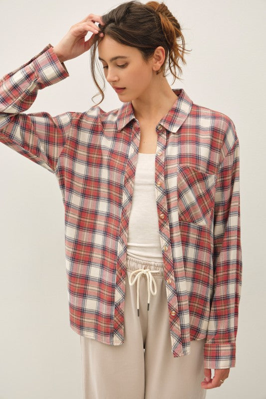 Plaid Flannel Shirt