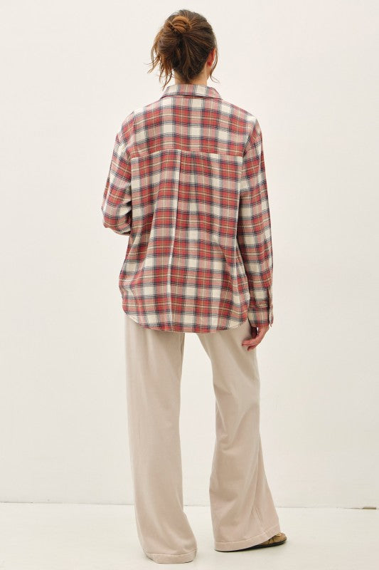 Plaid Flannel Shirt