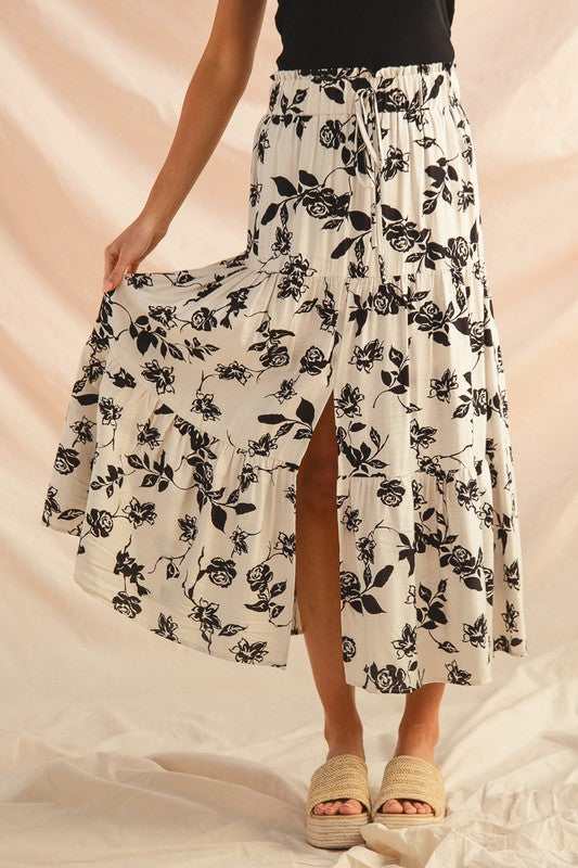Floral Boho Skirt