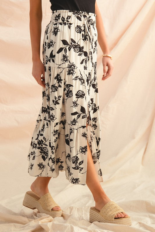 Floral Boho Skirt