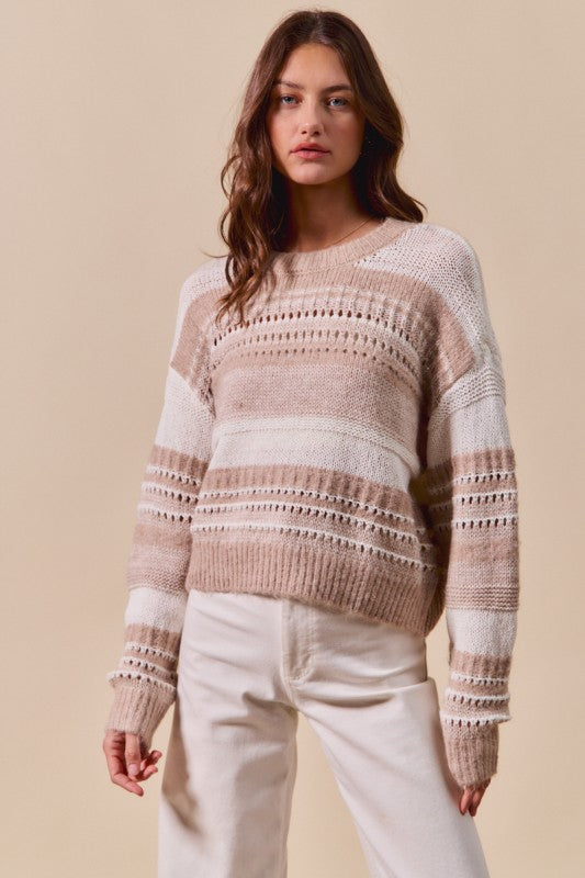Striped Loose Fit Top