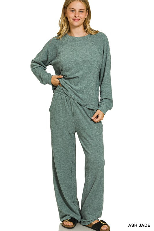Slub Top/Pants Set