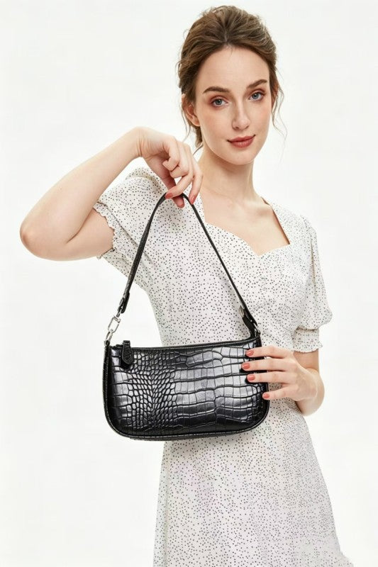 Crocodile Clutch Bag