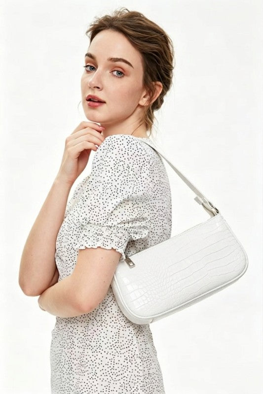 Crocodile Clutch Bag