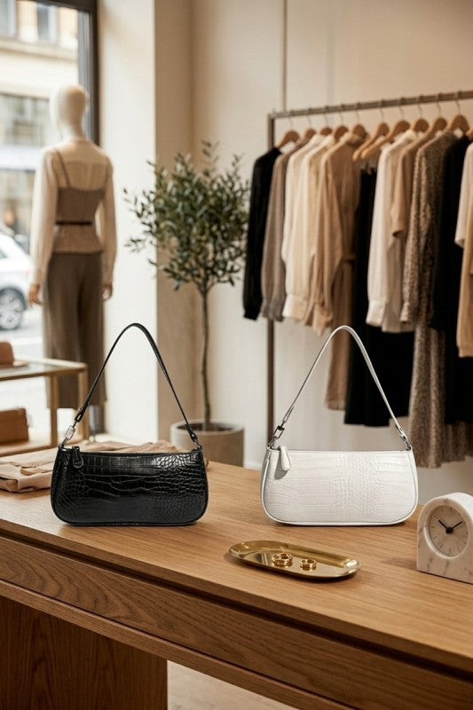 Crocodile Clutch Bag