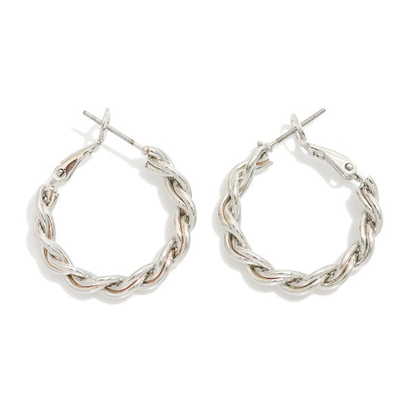 Braided Hoop Earrings