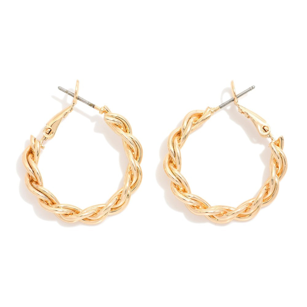 Braided Hoop Earrings