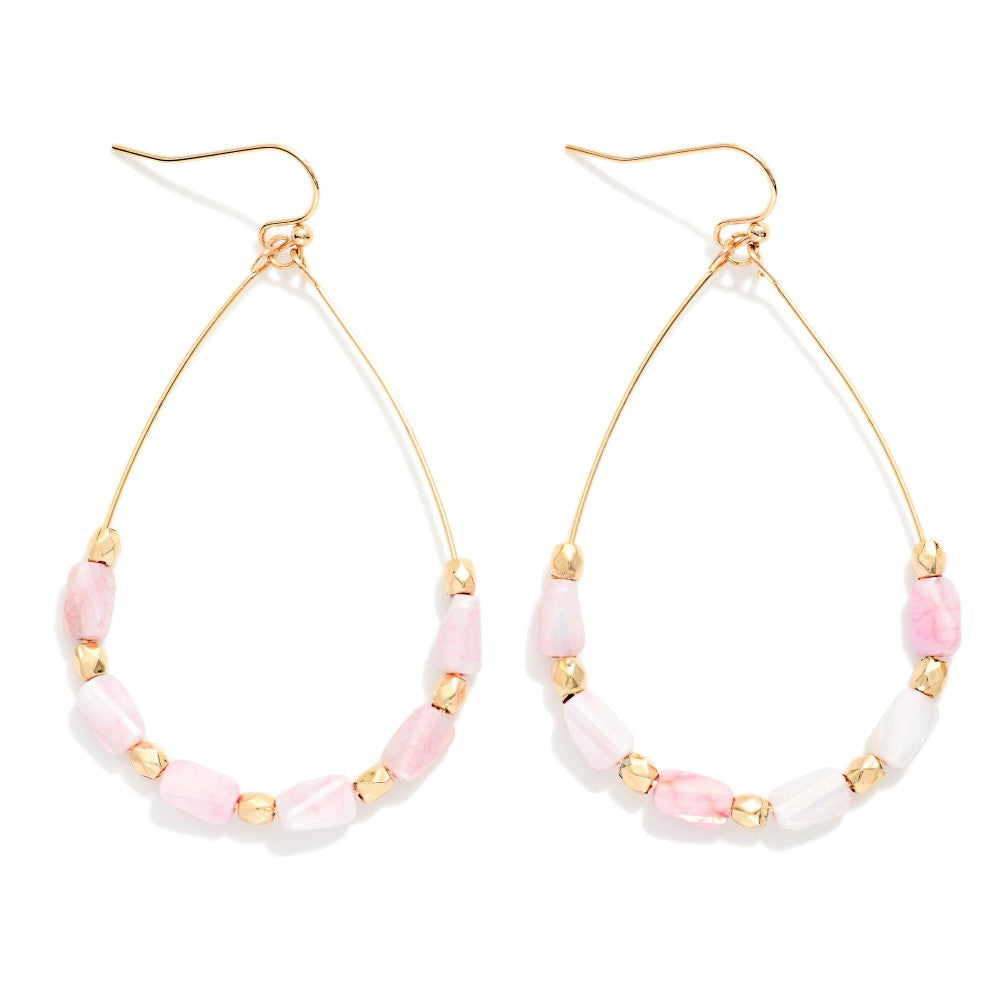 Teardrop Beaded Earrings