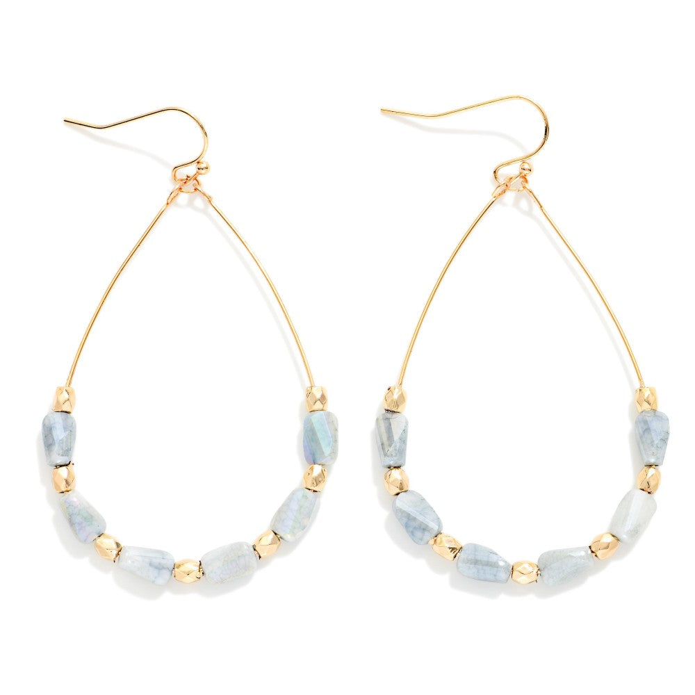 Teardrop Beaded Earrings