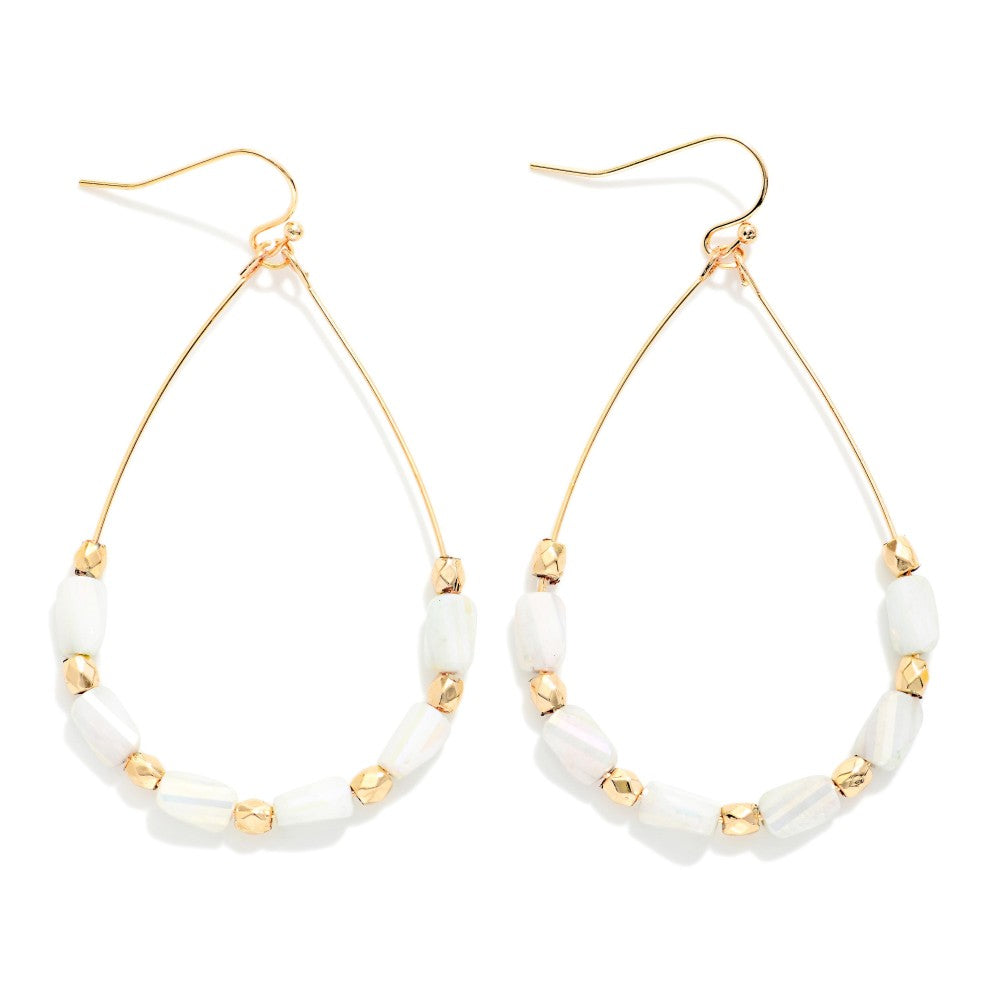 Teardrop Beaded Earrings