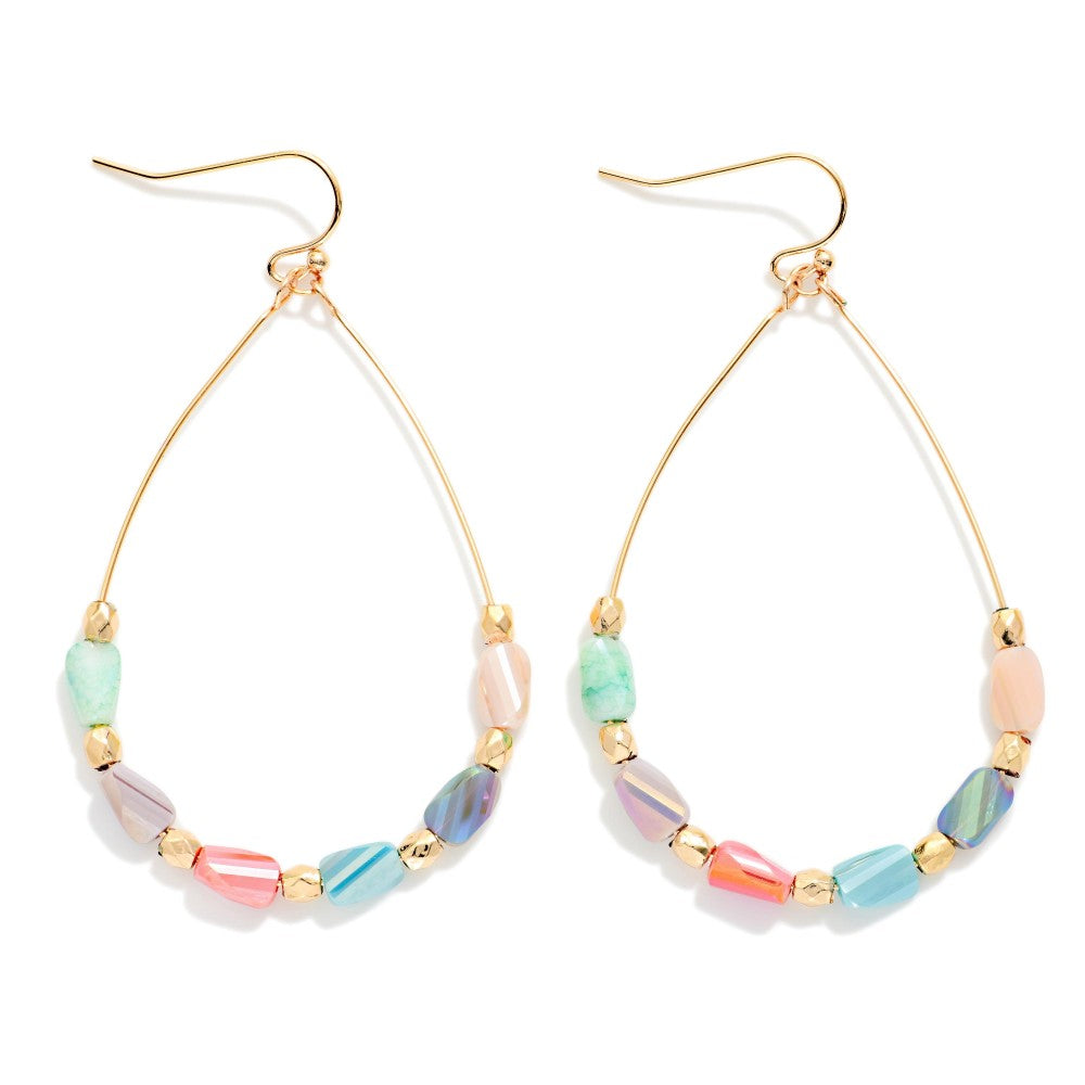 Teardrop Beaded Earrings