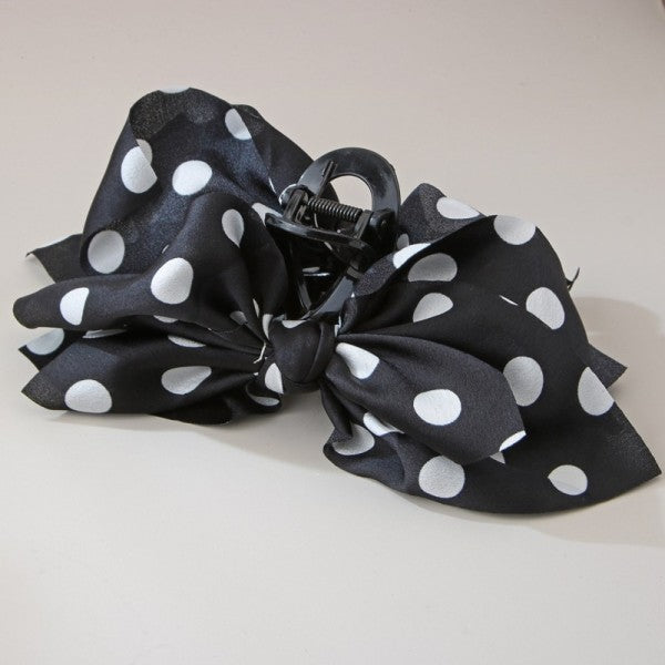 Polka Dot Vintage Claw Clip